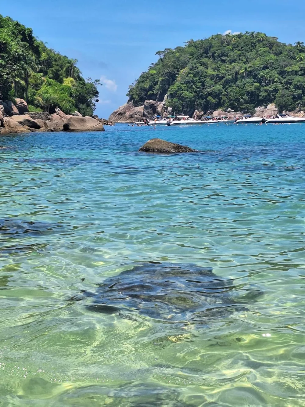 Mar de águas claras